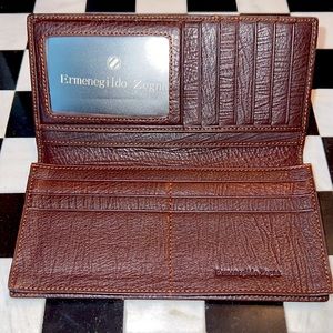 Ermengildo Zegna Men’s Wallet (7.25” L X 3.5” W)